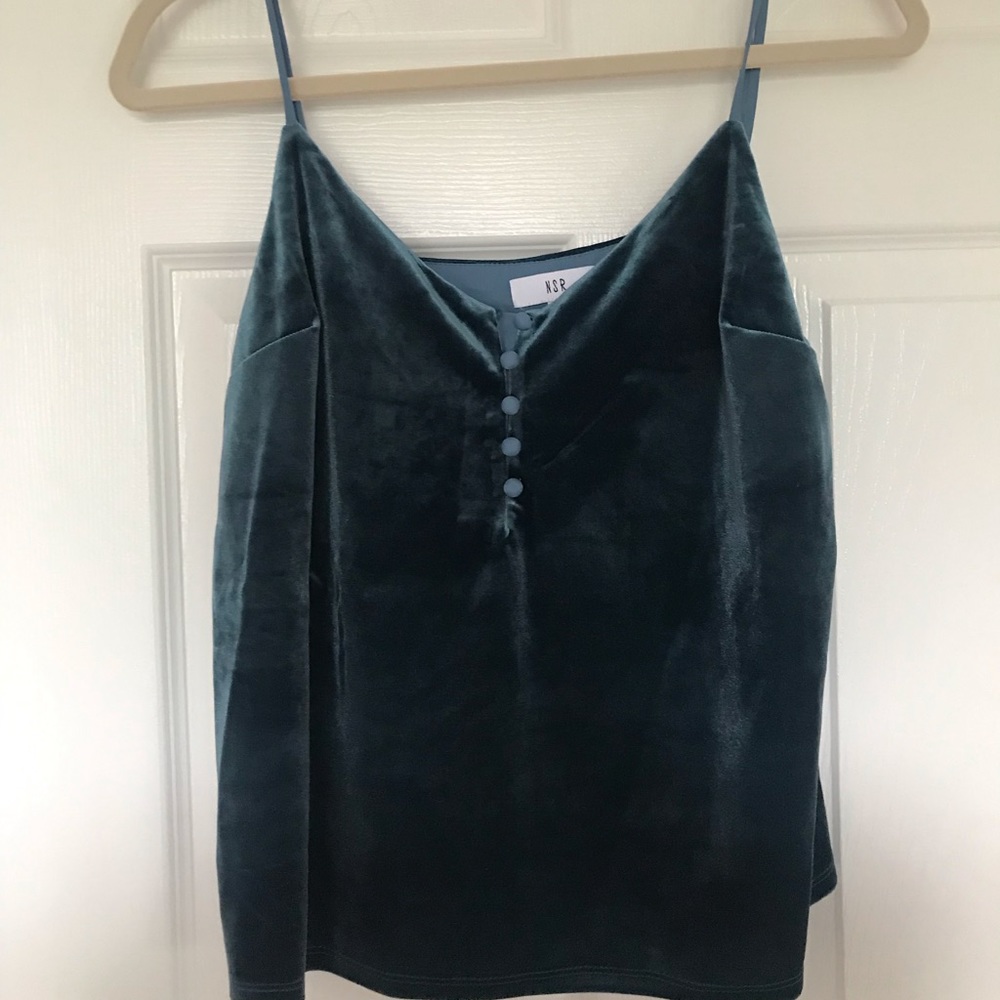 Blue Velvet Tank Top